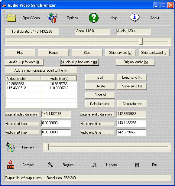 Audio Video Synchronizer